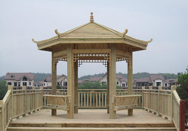 防腐木亭子
