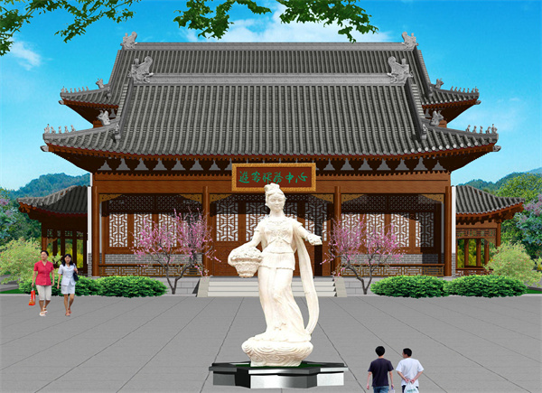 游客中心正面效果图